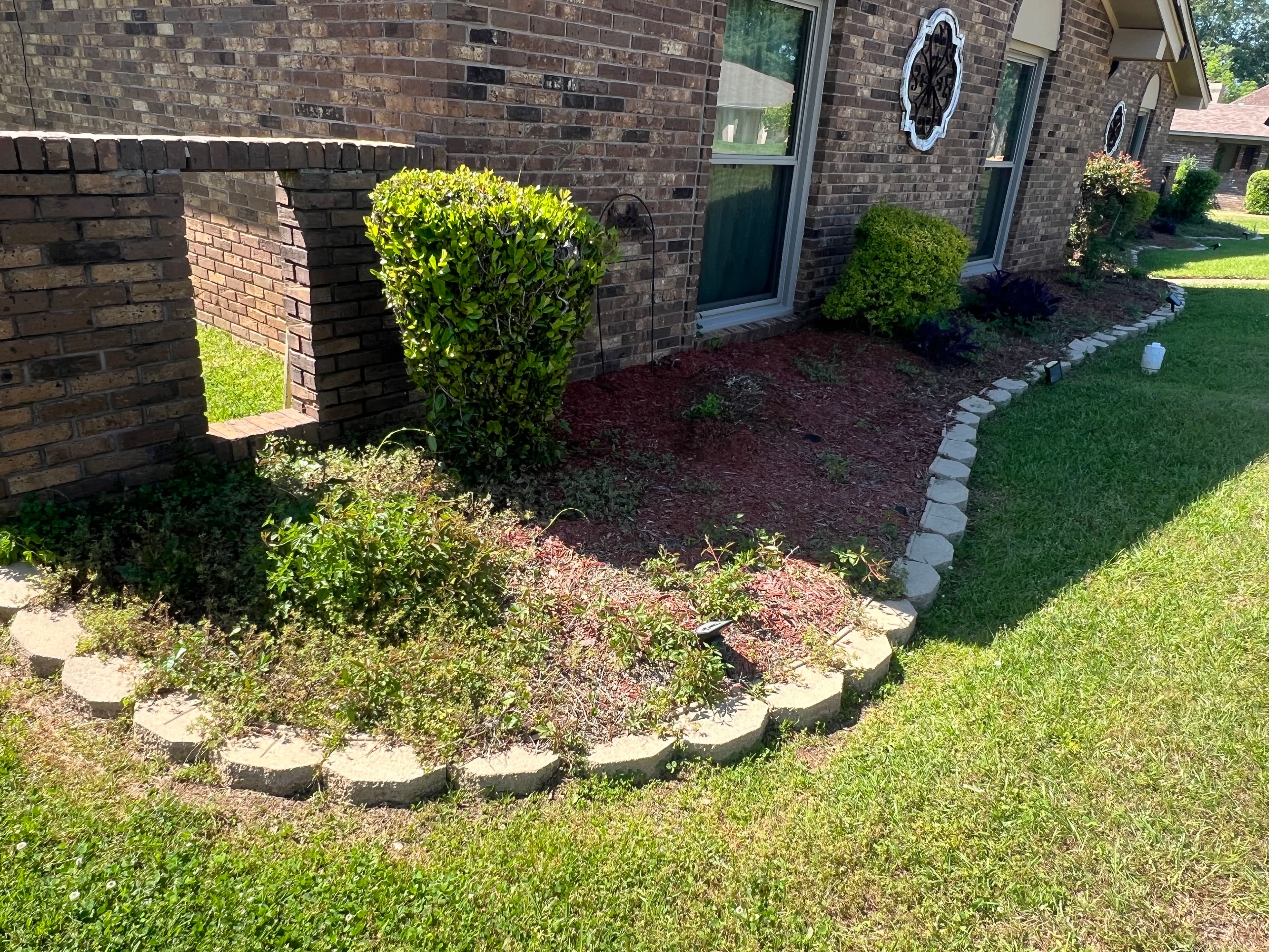 Project Flower Bed Transformation with Fresh Mulch image